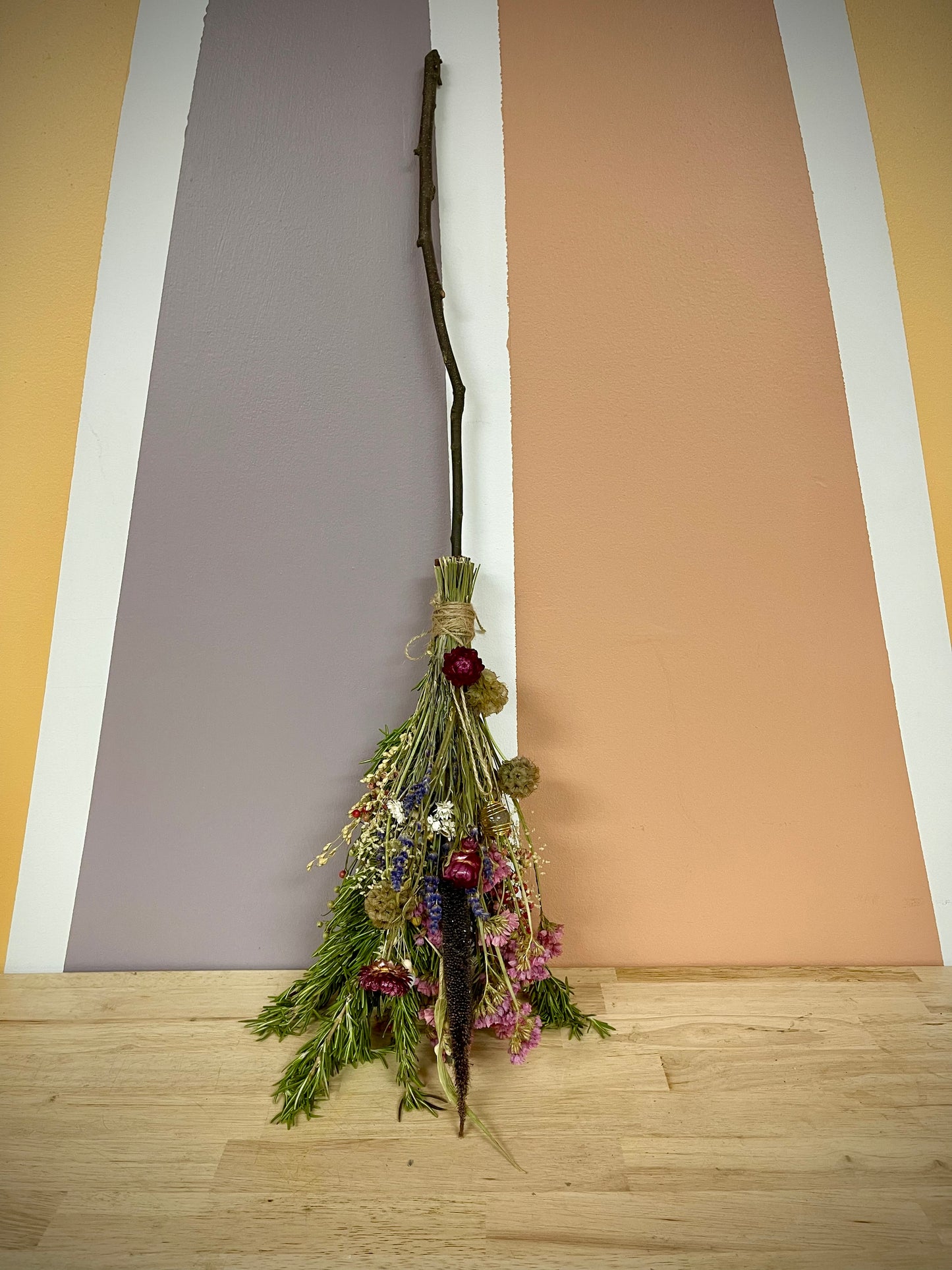 Deluxe- Magical Floral Broom DIY Kit