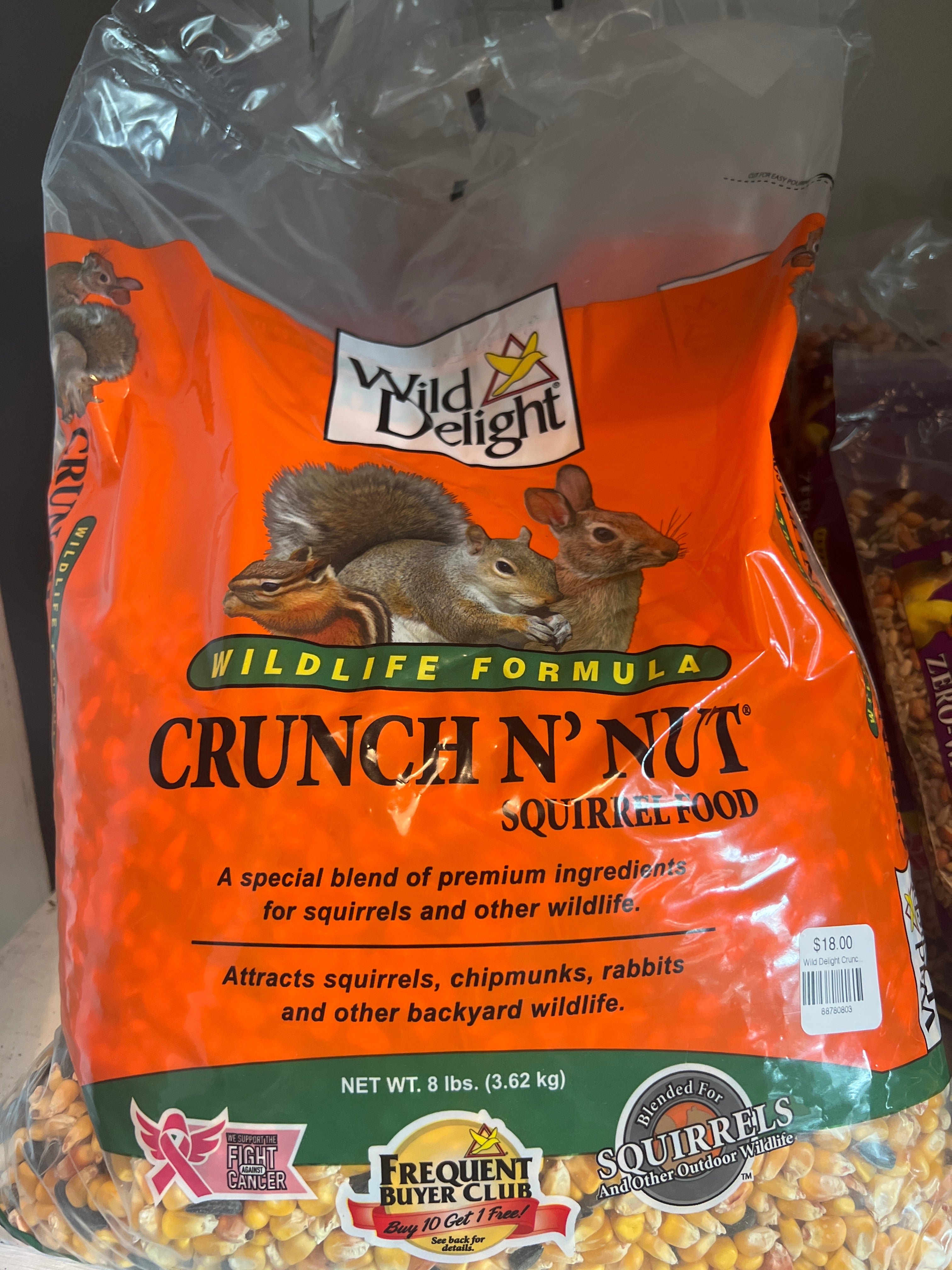 Wild Delight Crunch N' Nut Squirrel Food - 8 lb – Roadside Blooms