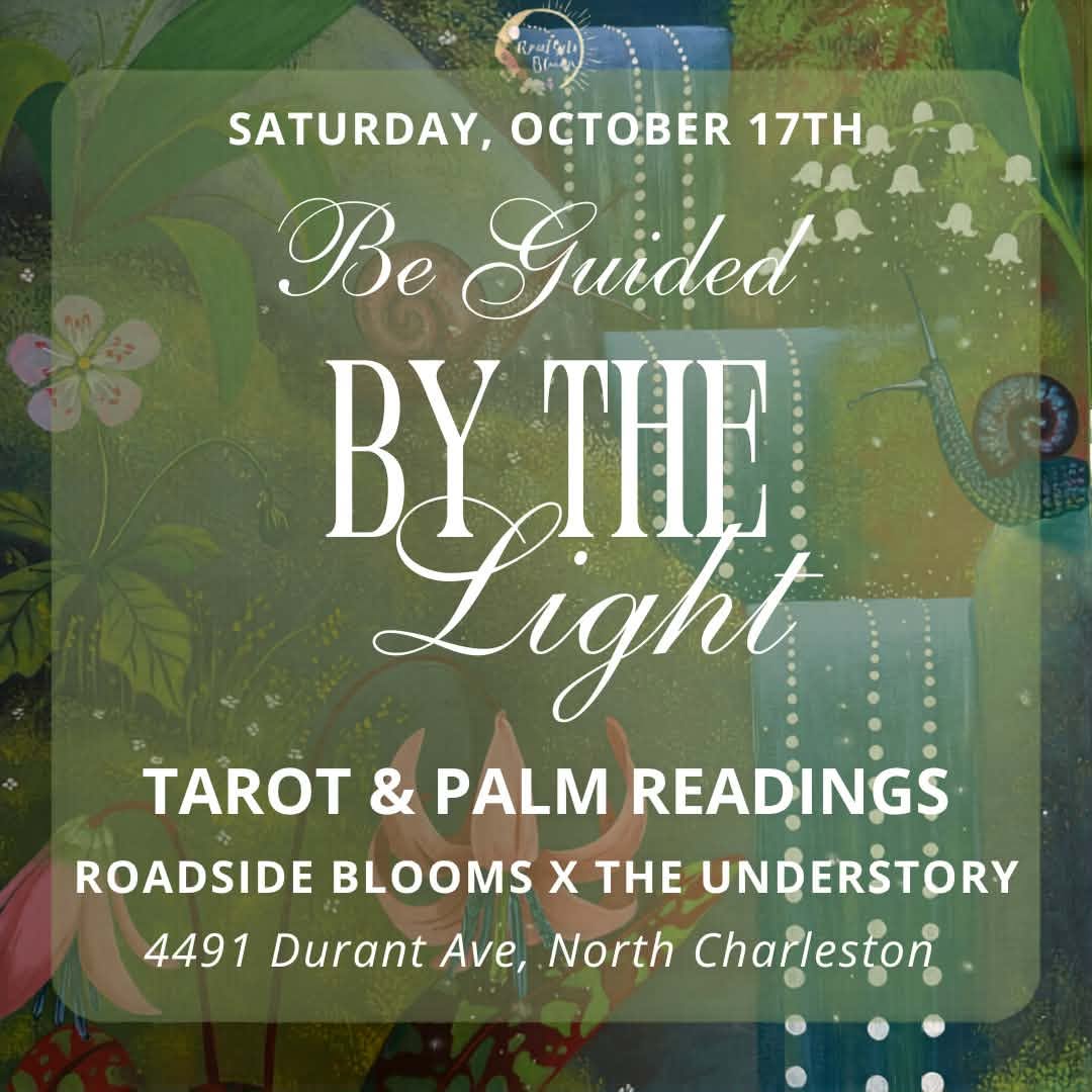 
                  
                    LINK TO TICKETS | Saturday, October 17th | Understory- Tarot and Palm Readings w/ Be Guided by the Light
                  
                