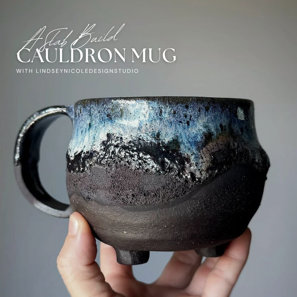 Cauldron Mug (Slab Build) -WORKSHOP OCT 2ND | Lindsey Nicole Design Studio