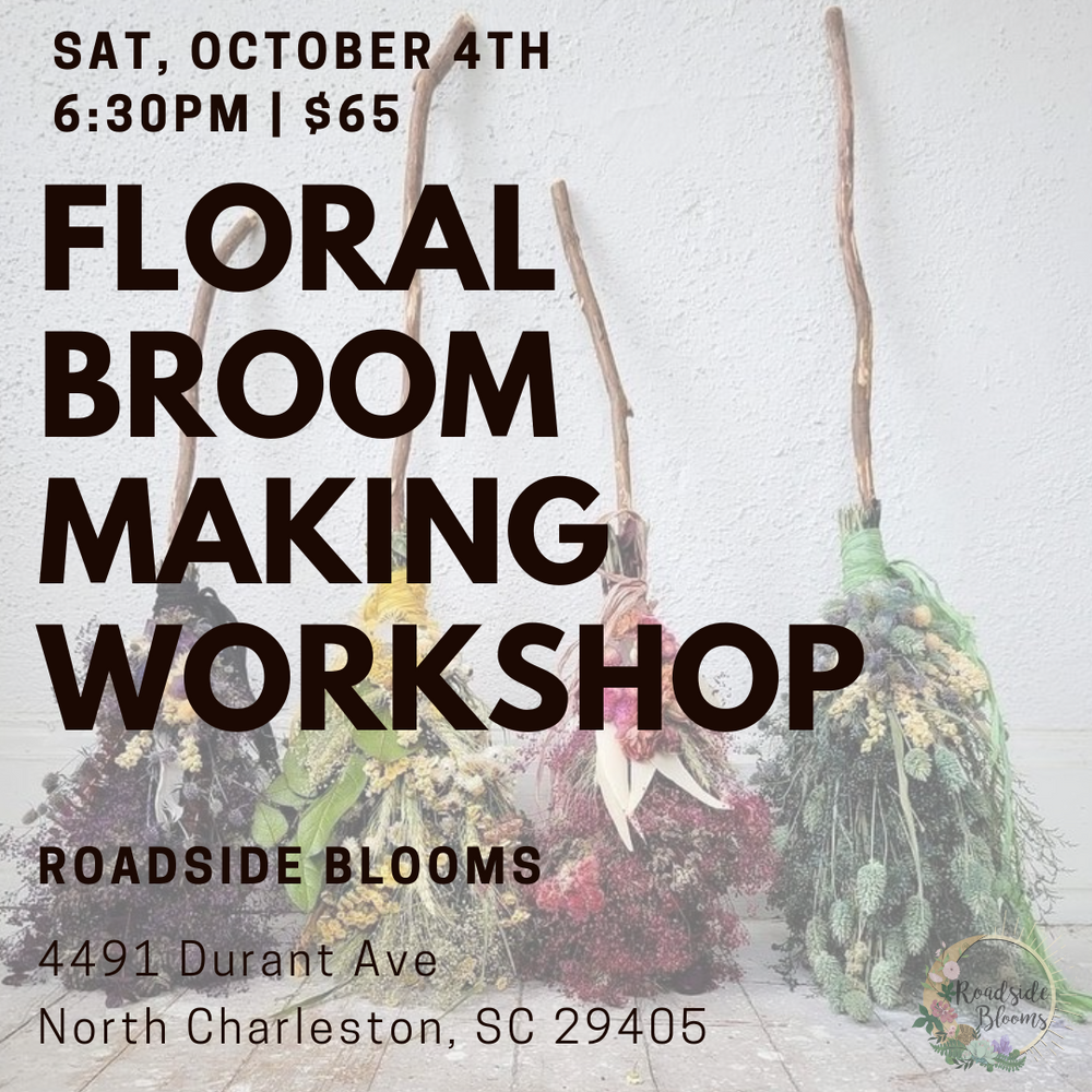 Saturday, Oct. 4th | Floral Broom Making Workshop