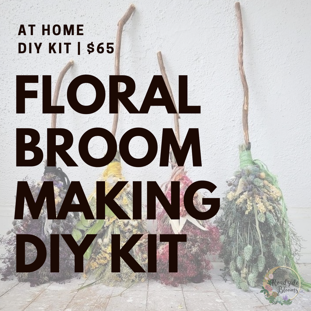 Magical Floral Broom DIY Kit - In Store Pick Up Only!