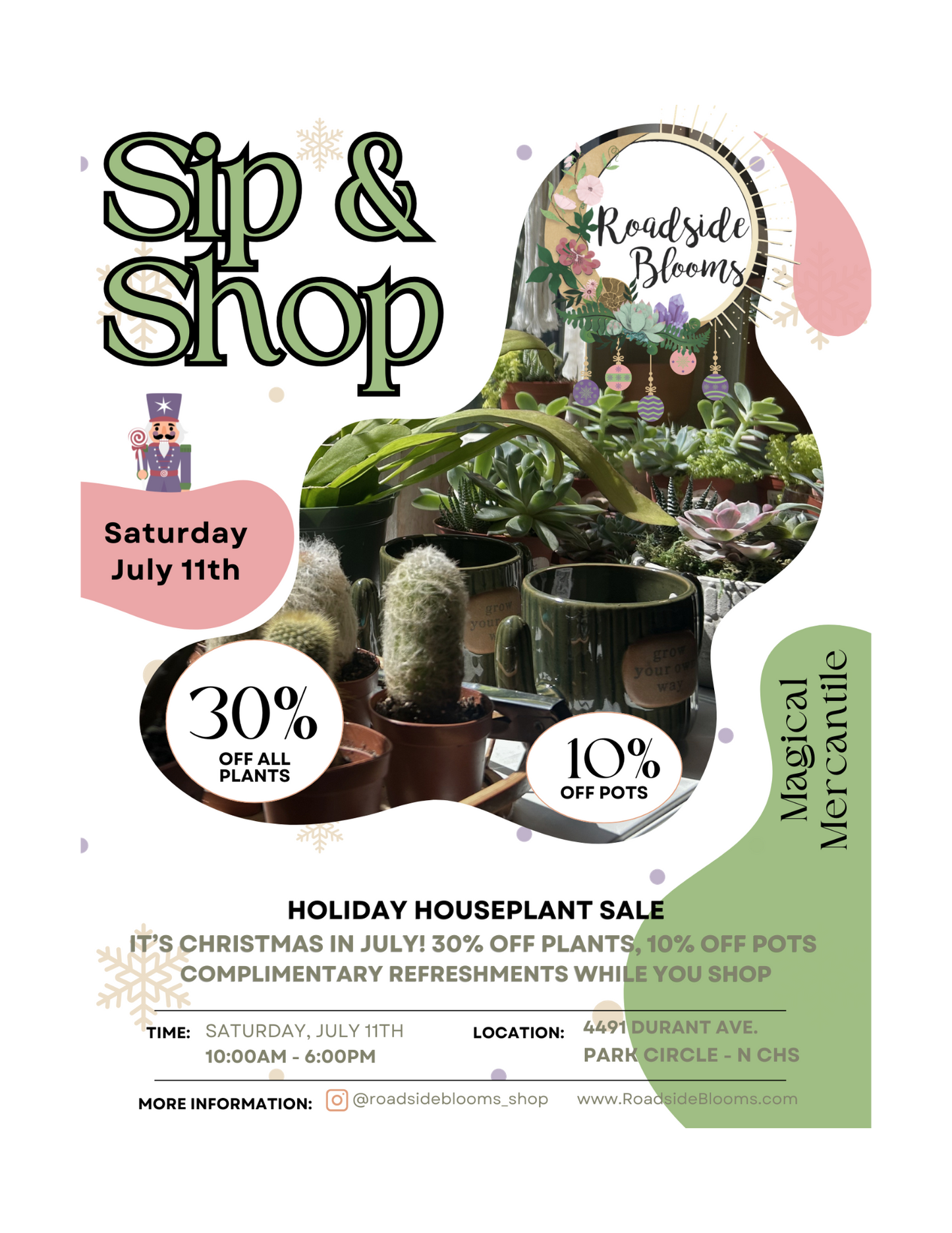 
                  
                    Saturday, July 11th | Holidays in July Plant Sale
                  
                