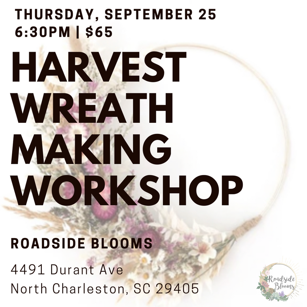 Thursday, Sep 25th | Harvest Wreath Making Workshop
