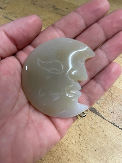 Druzy Agate Moon