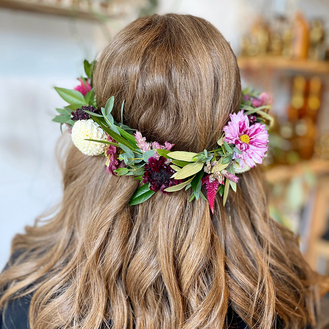 flower headband bridesmaids