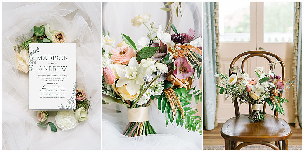 romantic charleston wedding florists